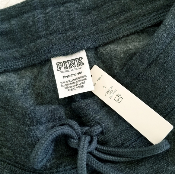 Victoria's Secret PINK Sequin Bling Rhinestone Crystal Skinny Jogger DrawcordNWT - Picture 9 of 16